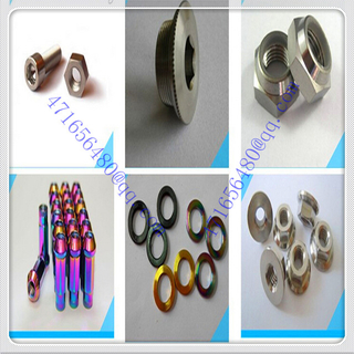 CNC machining ti fastener screw nut bolt washer basket