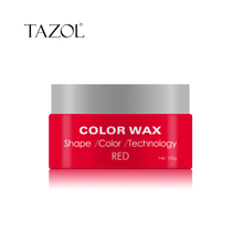 Tazol Temporary Hair Color Wax with Red Color 100g