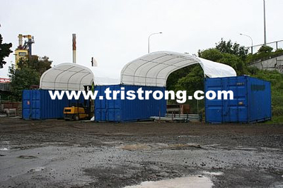 Prefabricated Building, Container Cover, Tent, Container Canopy, Container Shelter (TSU-2020C/2040C)