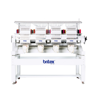 Hot Sell Britex BR-1504 Four 4 Heads 15 Needles Dahao 4 Head Embroidery Machines Computerized T Shirt Embroidery Machine