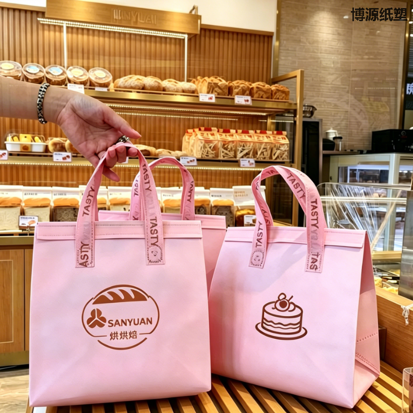 Custom Logo Insulated Beverage Tote Bag, Single Cup Vertical Thermal Packaging Bag with Inner Heat Insulation Aluminum Film for Cafes, Milk Tea Shops and Catering Takeout Delivery