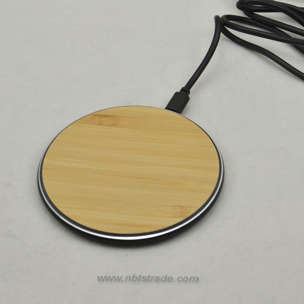 Bamboo/Wooden Eco Fast Qi Wireless Charger