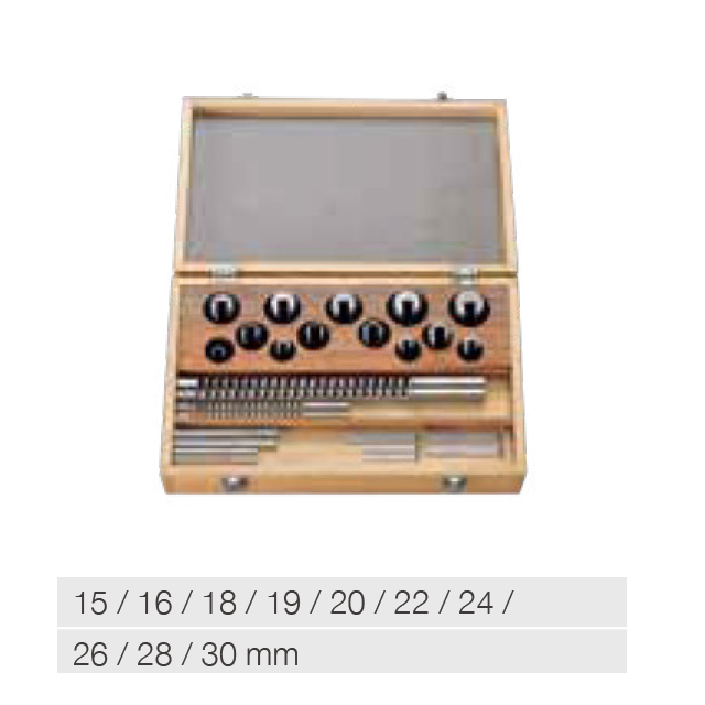 Keyway broache set 4 : 5 : 6 : 8 mm