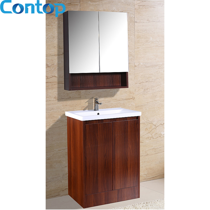 Quality bathroom solid wood modern cabinet C-037