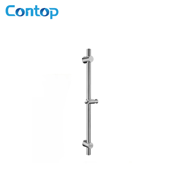 304 Stainless Steel brushed round shower rail
