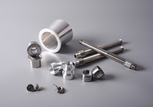 Lathing and CNC machining metal part of rapid prototyping