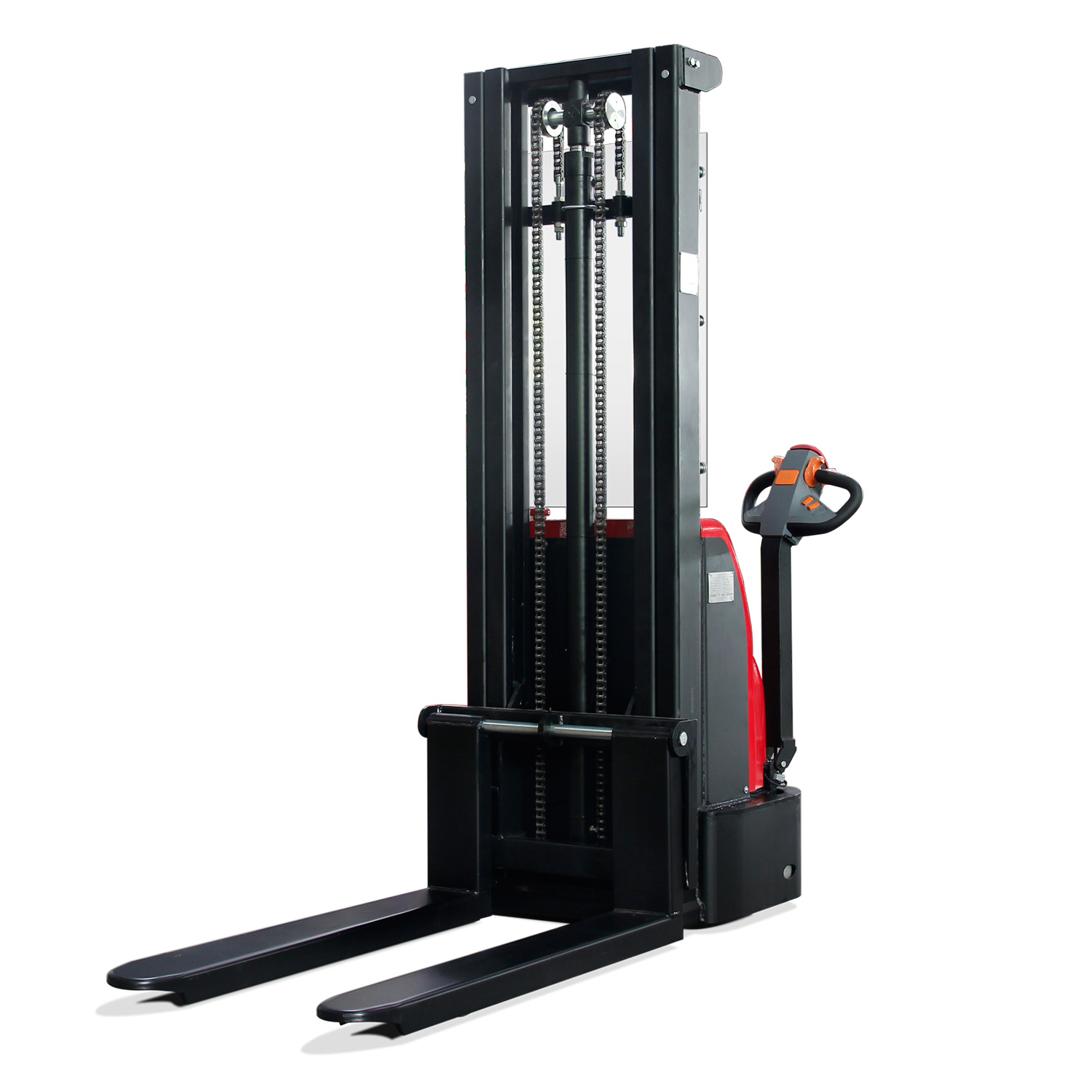 VISION Full Electric Stacker Walkie Type Electric Pallet Forklift Stacker 1.5t Capacity 3.5m Lifting Height