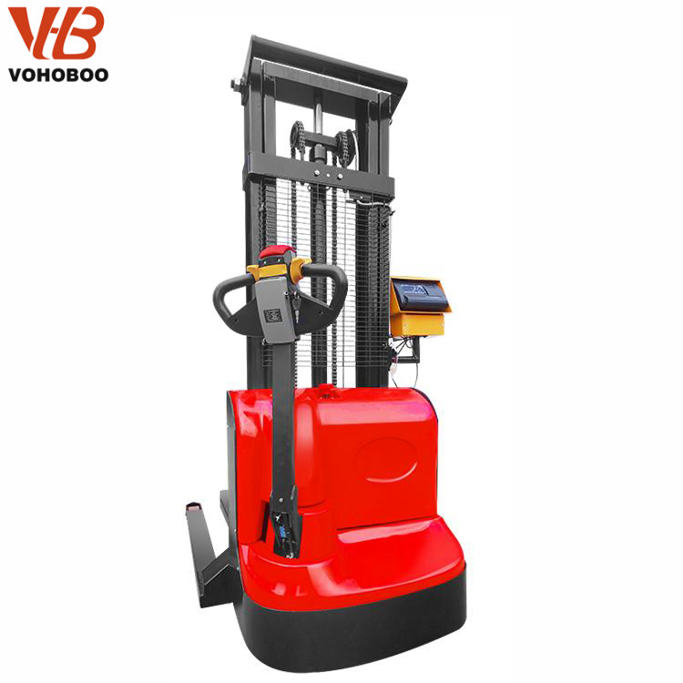 Hot Product Electric Pallet Stacker Walking Type Electric Stacking Truck Forklift 1 - 9 sets