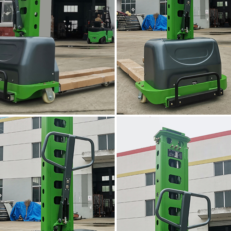 Cheap Price Electric Self Load Stacker Self Move Walking Stacker Smart Forklift