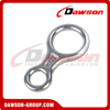 Anillo de aluminio en forma de 8 DSJ-A3025, descensor de rescate en forma de 8 de aluminio A6082