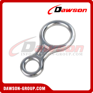 Anillo de aluminio en forma de 8 DSJ-A3025, descensor de rescate en forma de 8 de aluminio A6082