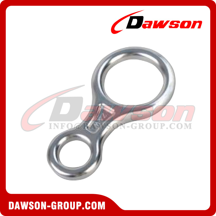 Anillo de aluminio en forma de 8 DSJ-A3025, descensor de rescate en forma de 8 de aluminio A6082