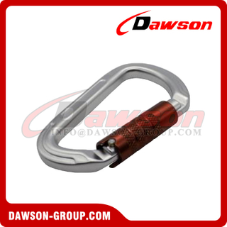 DSJ-A7104TN3 مادة الألومنيوم لحلقة تسلق مخصصة على شكل D، حلقة تسلق مخصصة على شكل D من الألومنيوم