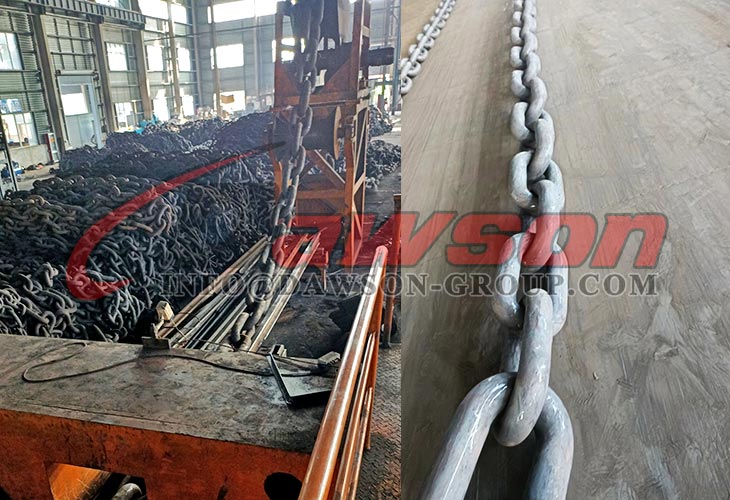 Cadena de amarre sin pernos, Cadena de amarre costa afuera de grado R3 para plataforma petrolera costa afuera - Dawson Group Ltd. - Fabricante, proveedor y f&aacute;brica de China