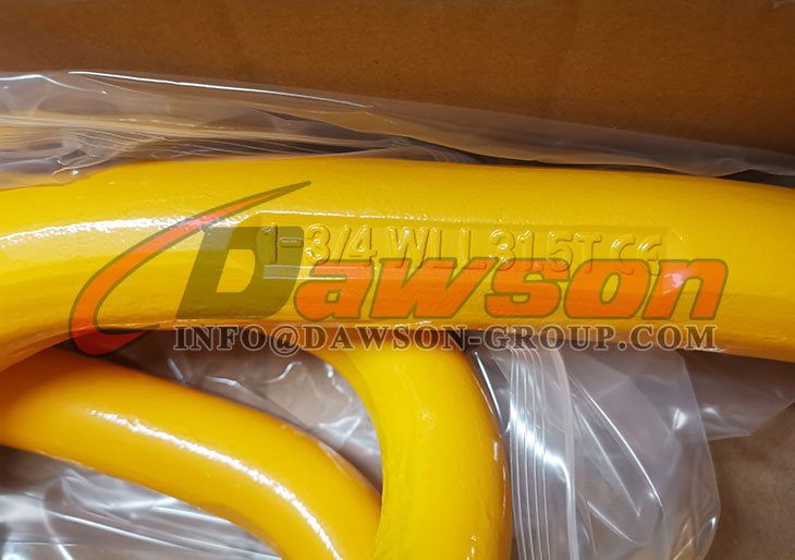 DS092 G80 Conjunto de elo mestre forjado tipo EUA para eslingas de eleva&ccedil;&atilde;o de cabo de a&ccedil;o Eslingas de corrente - Dawson Group Ltd.