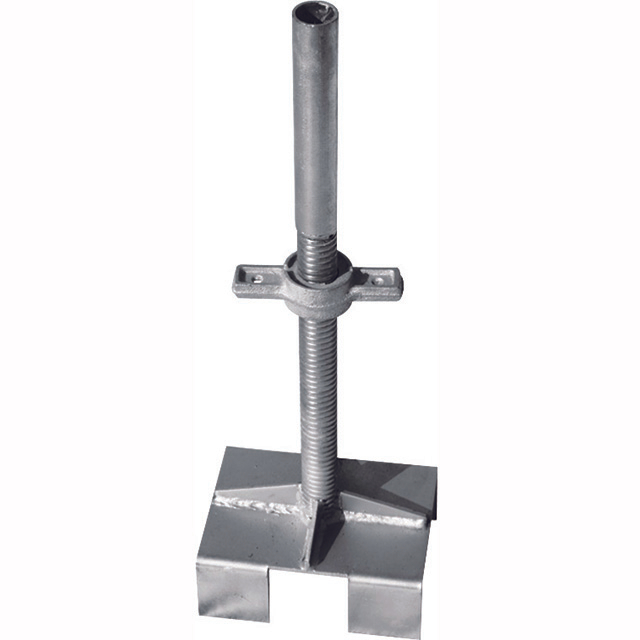 Andamio Jack de base de tornillo de cabeza en U ajustable