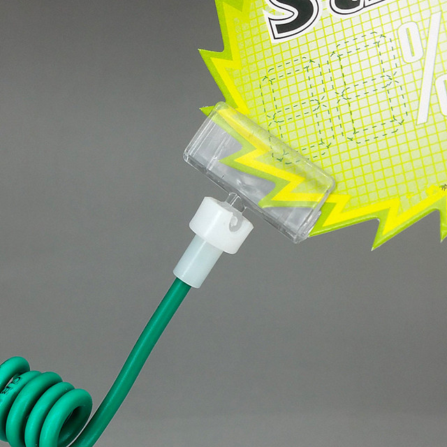C014 Good Quality POP Plastic Sign Paper Card Display Promotion Advertising Clips Holders By Cable Max. Extension H32cm
