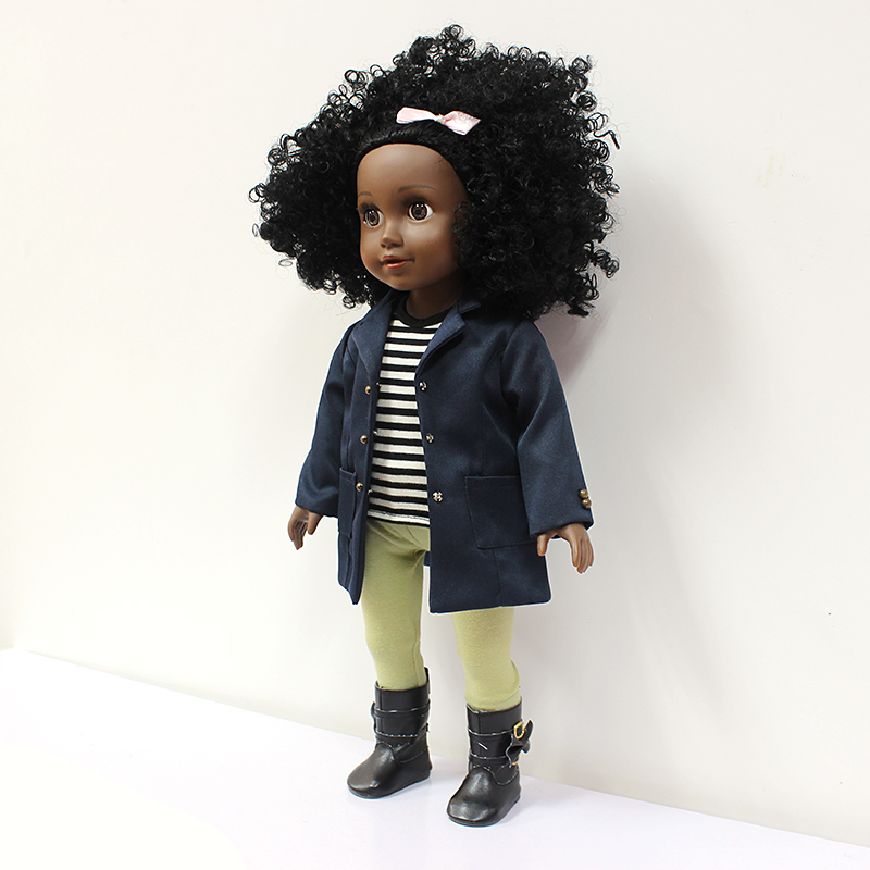 life size black doll