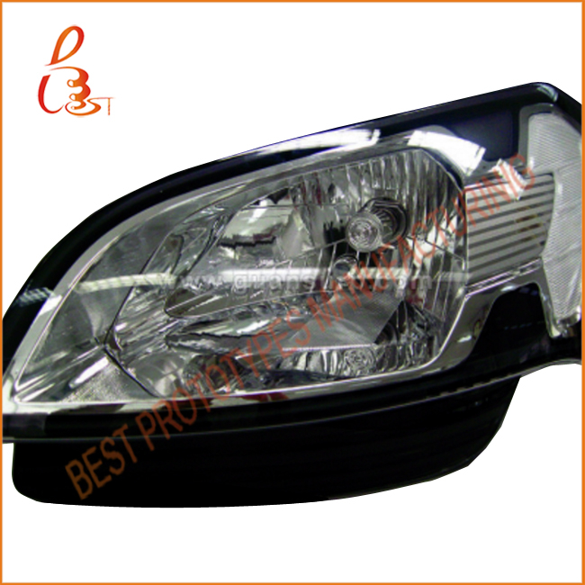 Auto part PMMA light rapid prototypes