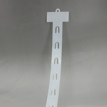 HS73535T14 Plastic PP Retail Hanging Merchandise Clips Strips W3.5cm Products Display For Supermarket Store Promotion L735mm