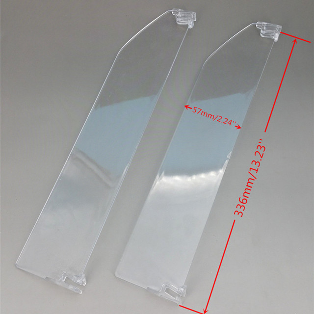 Plastic Supermarket Retail Shelf Acrylic Transparent Dividers Matched With Pushing System And Rails Available 