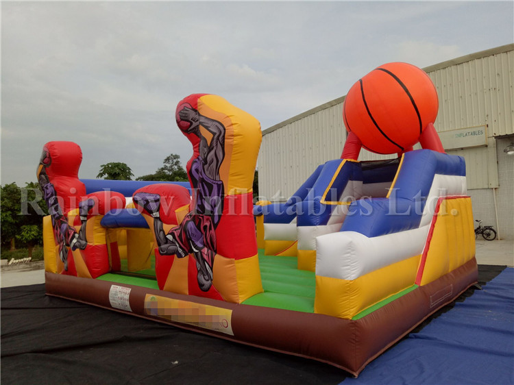 RB09001（5x7m） Inflatable Basketball Sport Game Playground For Sale