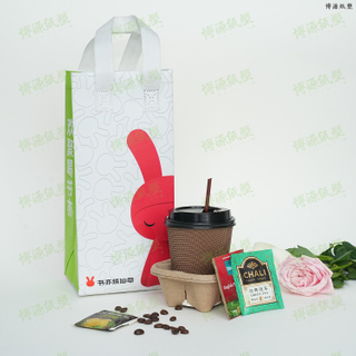 Wholeales Biodegradable double wall coffee cup with lid
