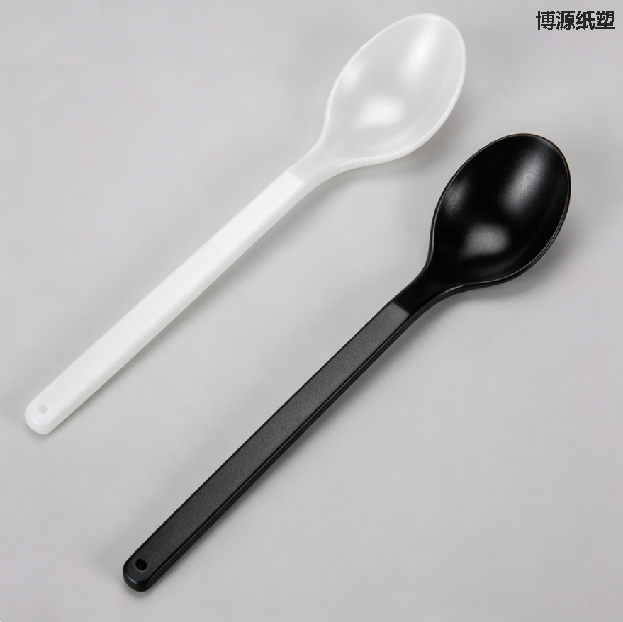 Food-Grade Disposable Plastic Yogurt Ice Cream Tasting Spoon Series, Exquisite Compact & Sturdy Unbreakable Spoons, Custom Logo, Color & Packaging Supported