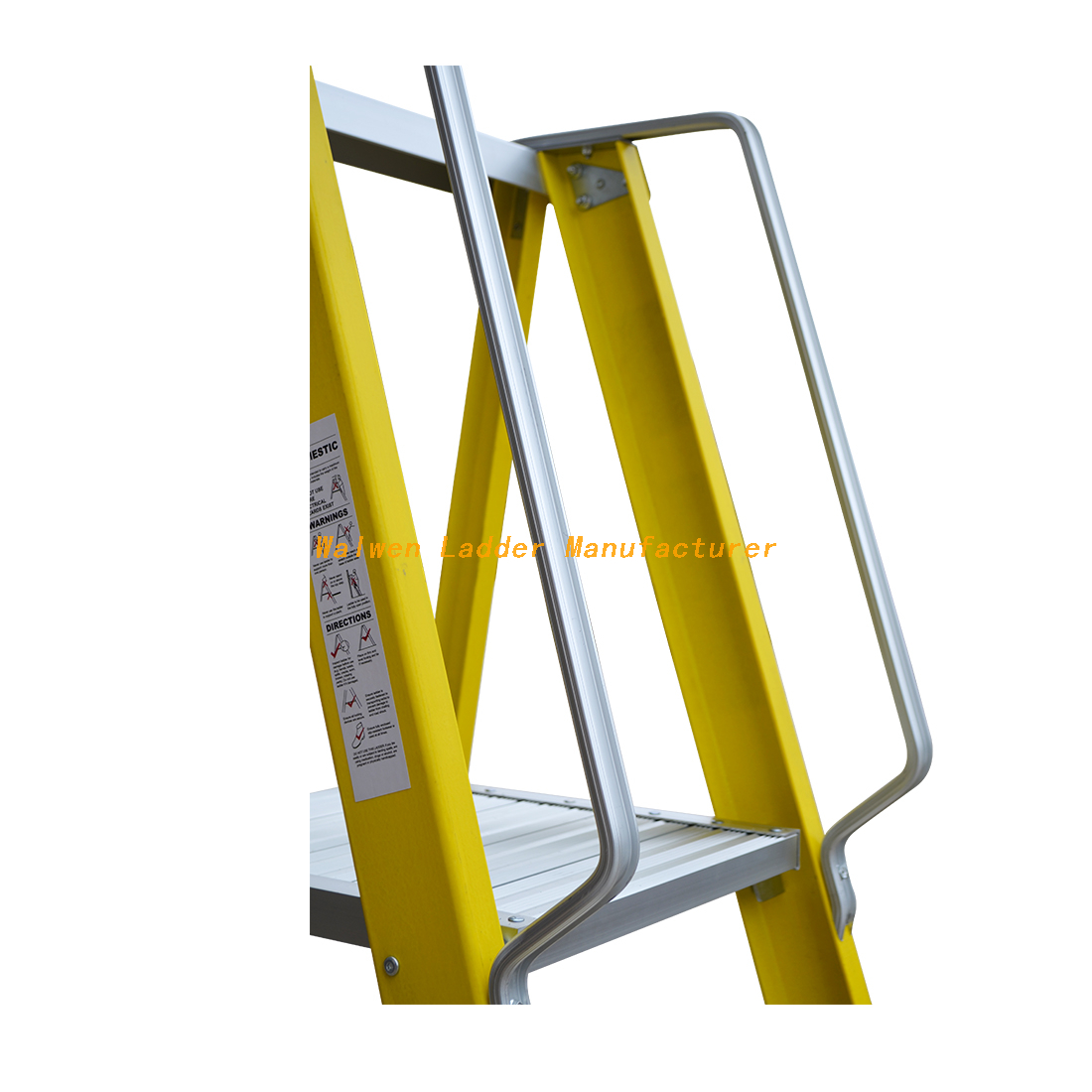 Made in China Strong Fivestep Fiberglass Platform Ladder with Handrail Buy FRP ladder