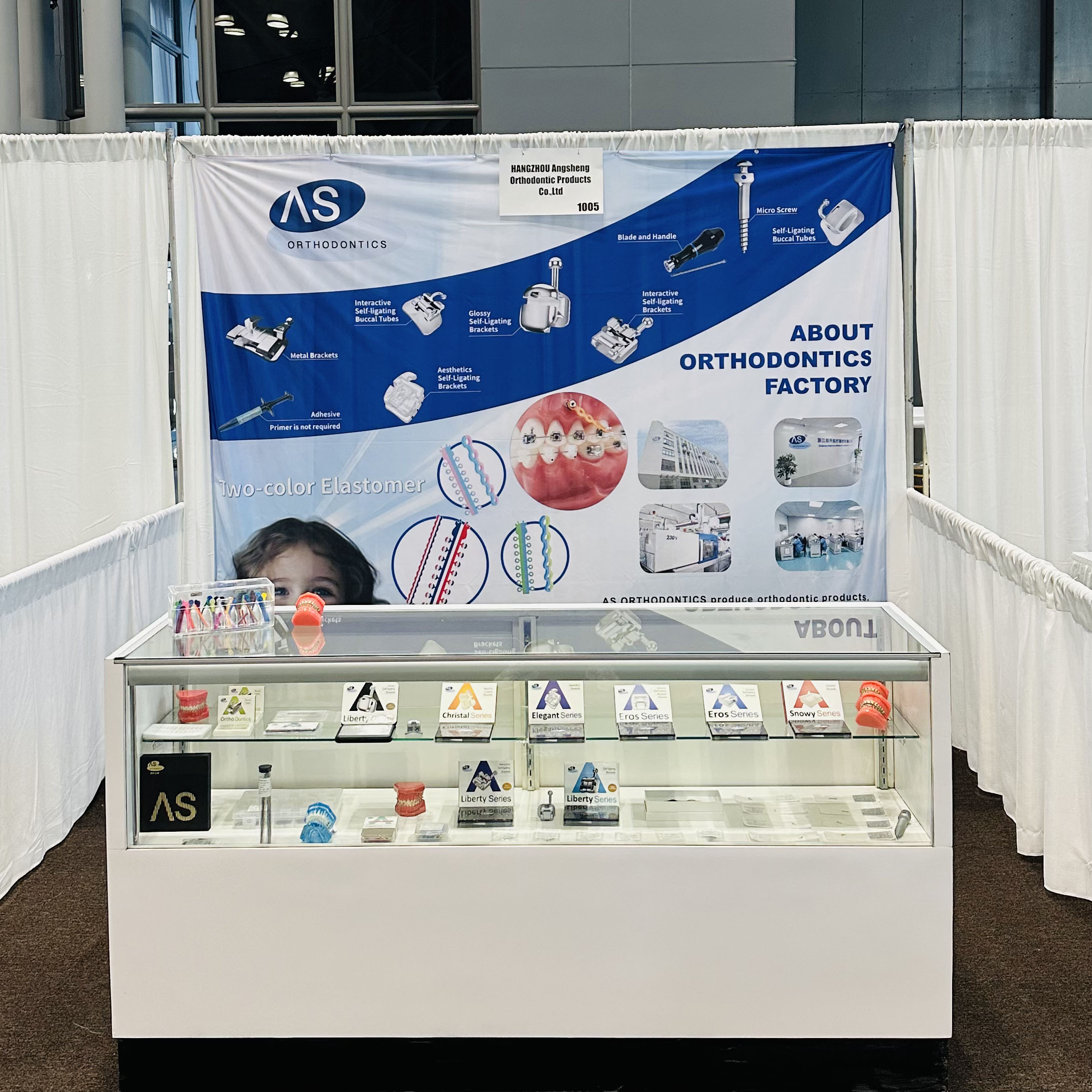 AS-orthoontics April 2025 AAO at the exhibition in Philadelphia