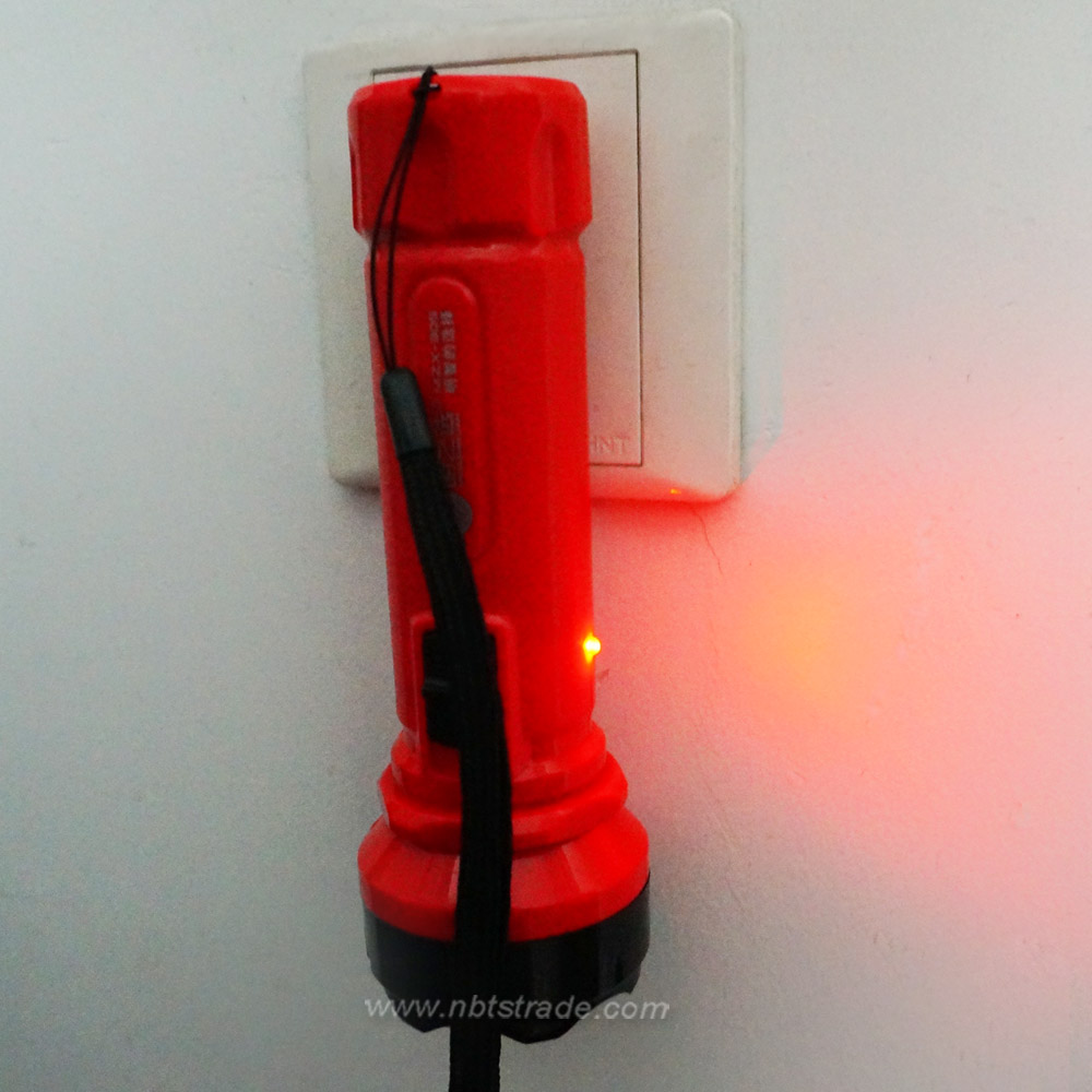 Rechargeable LED Torch Direct Charging Flashlight 