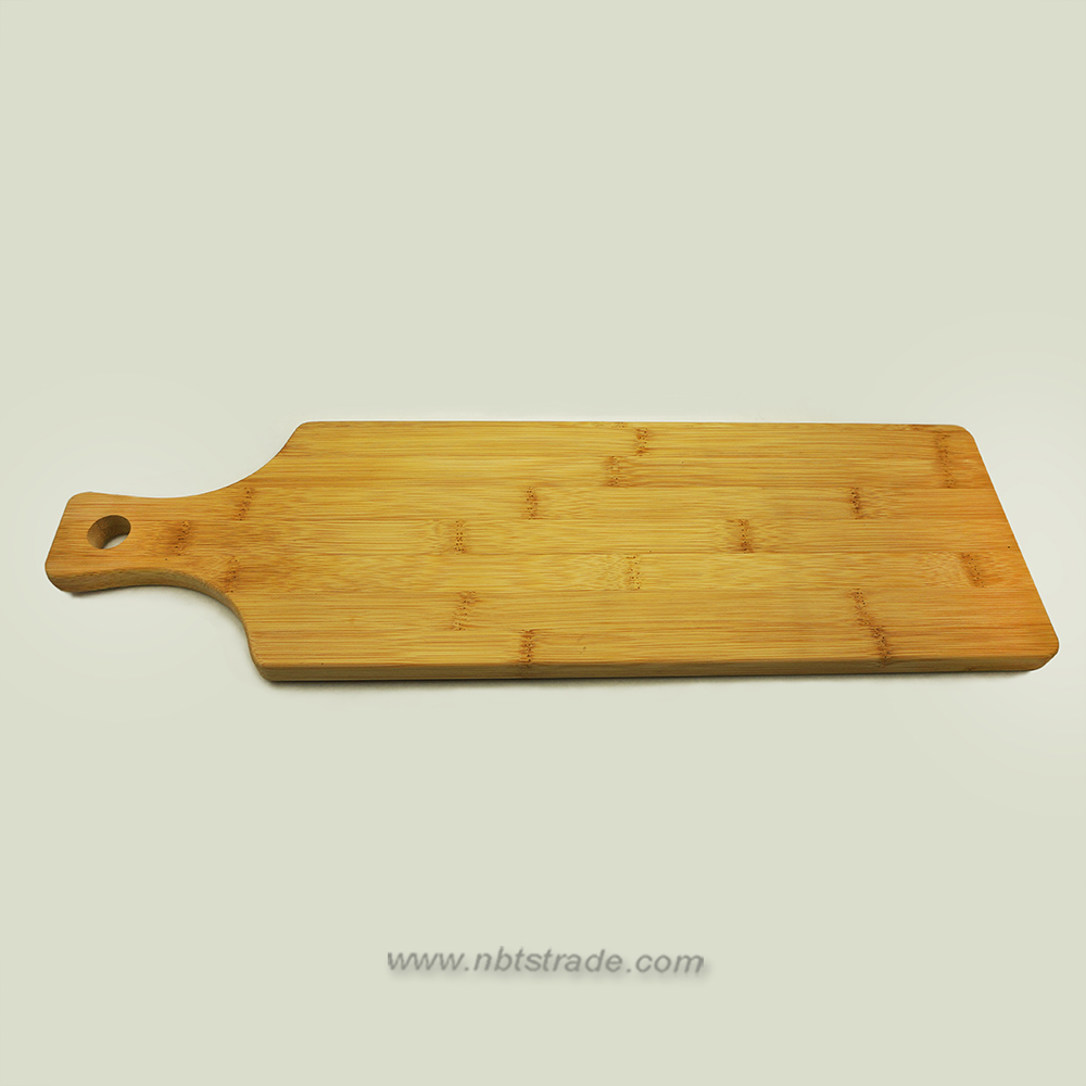 Bamboo 15 Inches Long Serving Board with Handle