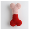 Hand Knitted dog bones