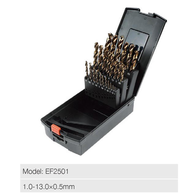 25PCS HSS Twist Drill Set