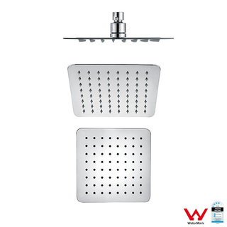 Australia Standard WELS Approval 304ss 2mm Square Shower Rose