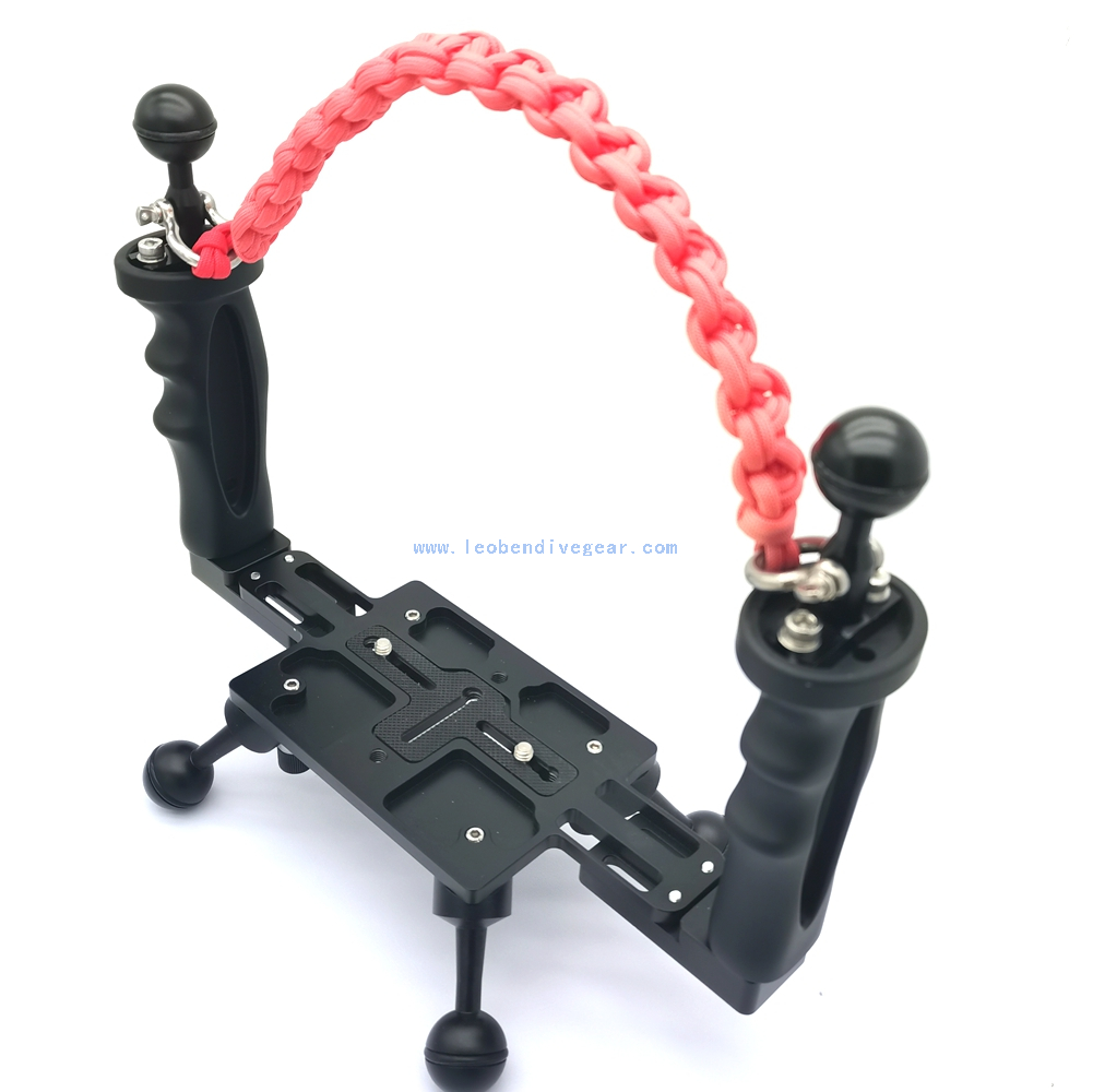 Leoben Underwater Tripod Bracket with Four Legs for Underwater Camera Housings