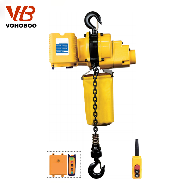 BCD Model 110v 220v Wireless Remote Control Mini Electric Chain Hoist For Sale