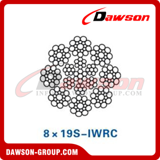 Cable de acero (8×19S-IWRC)(8×25F-IWRC)(8×26WS-IWRC), Cable de acero para yacimientos petrolíferos, Cable de acero para yacimientos petrolíferos