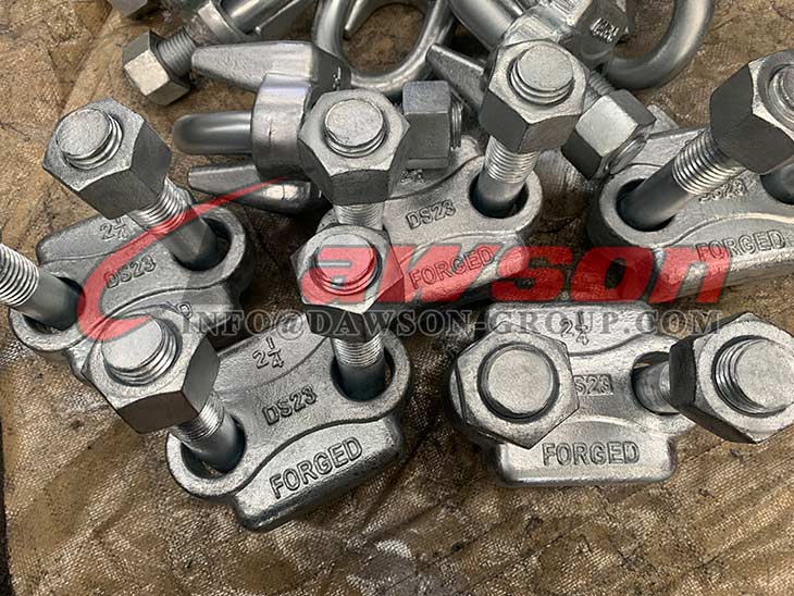 Clips para cable de alambre de alta resistencia forjados por estampaci&oacute;n tipo americano tipo estadounidense DG450 EN 13411-5 tipo B - Dawson Group Ltd. - F&aacute;brica de China, proveedor