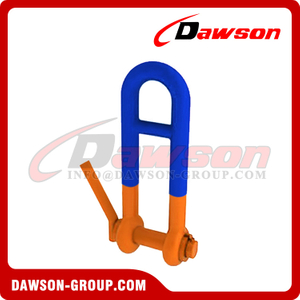 DAWSON DG-59A 1'' - 2'' WLL Grilletes para tablestacas de construcción de acero de aleación forjado de 8-30 toneladas para tirar de tablestacas