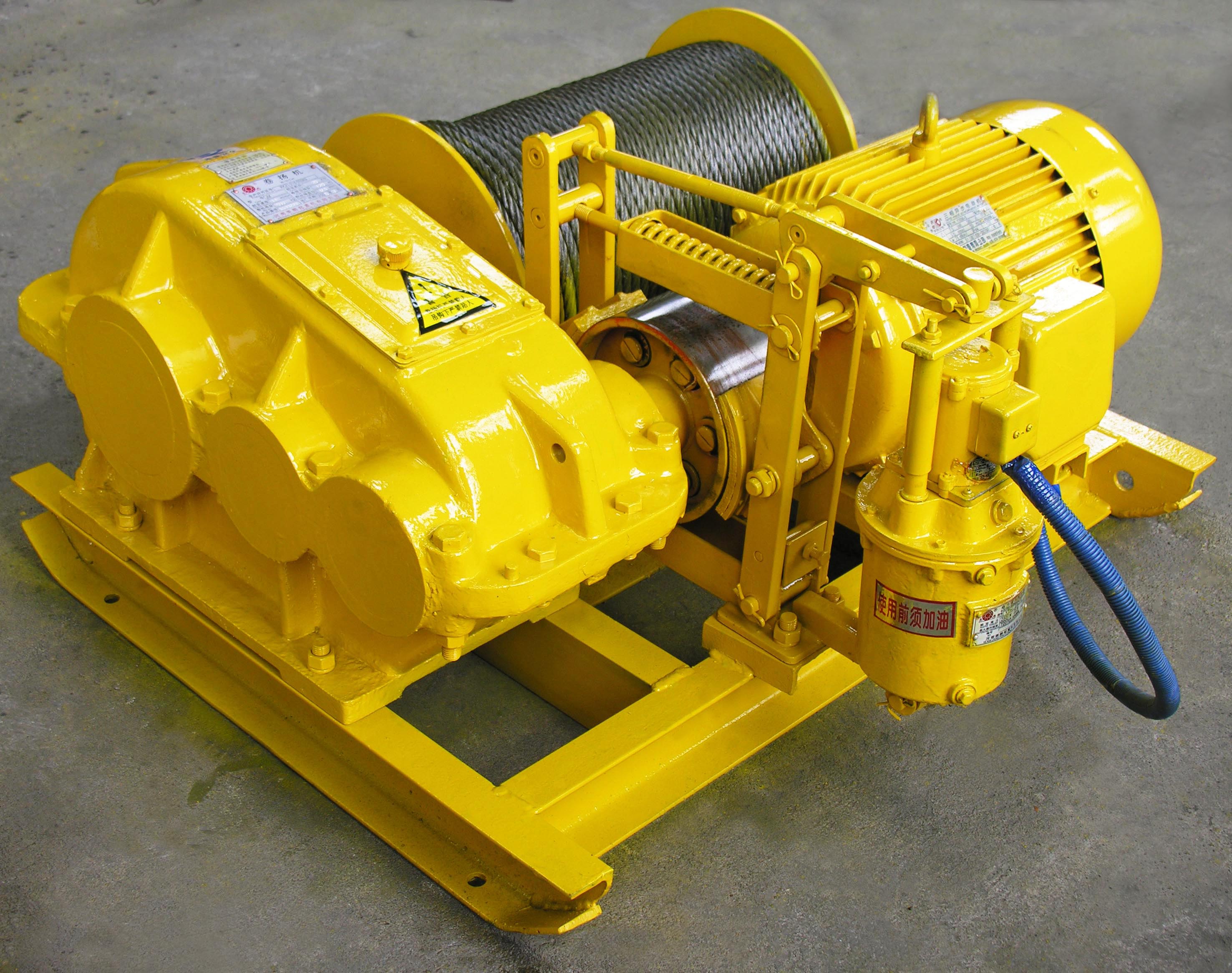 Wire rope electric pulling winch Dowell Crane Co., Ltd