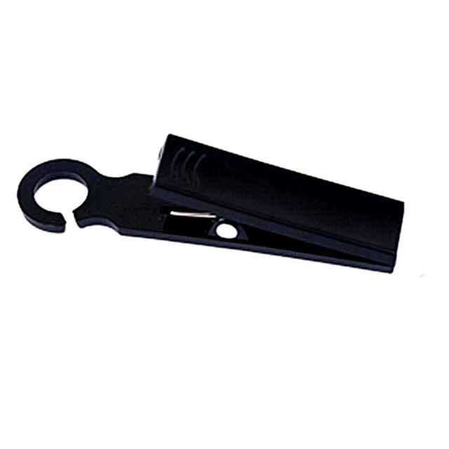 C023 POP Plastic Price Tag Sign Card Holder Paper Display Promotion Hanging Clips H70mm In White or Black For Retail Store Advertising Good Quality