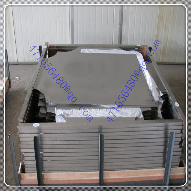 Titanium clad copper starting sheet