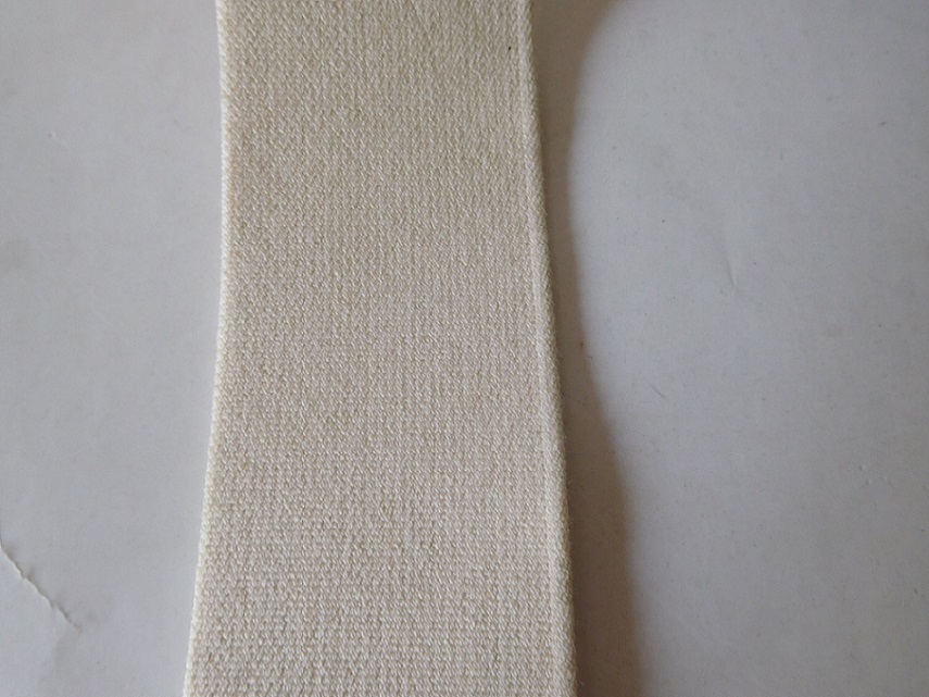50mm white cotton webbing for garment and belt