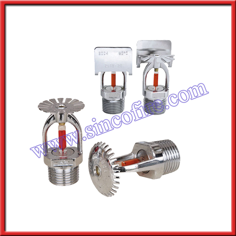 Types of 1/2" standard/Quick response 68 degree fire sprinkler heads