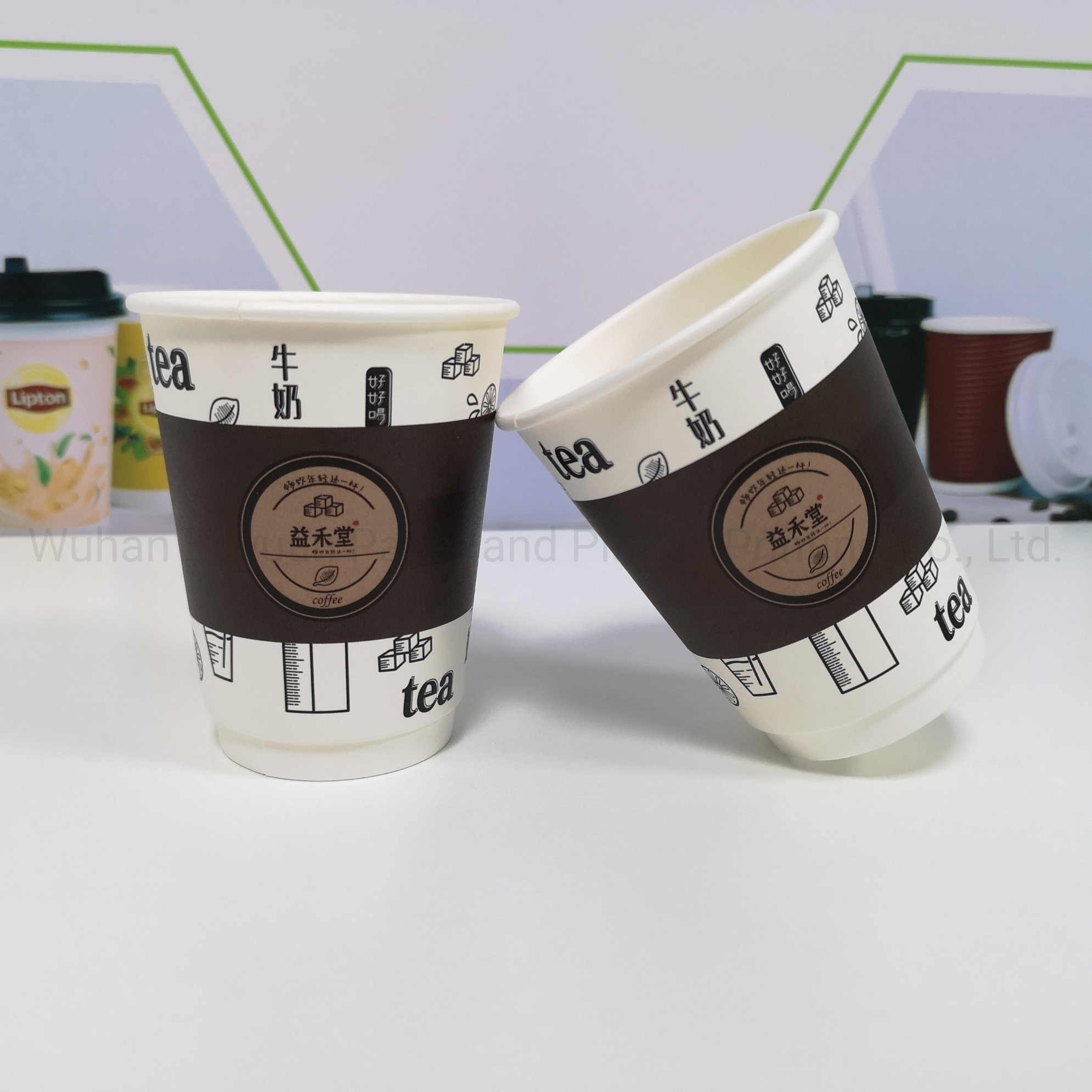 China Manufacturer Disposable Double Wall Paper Cup