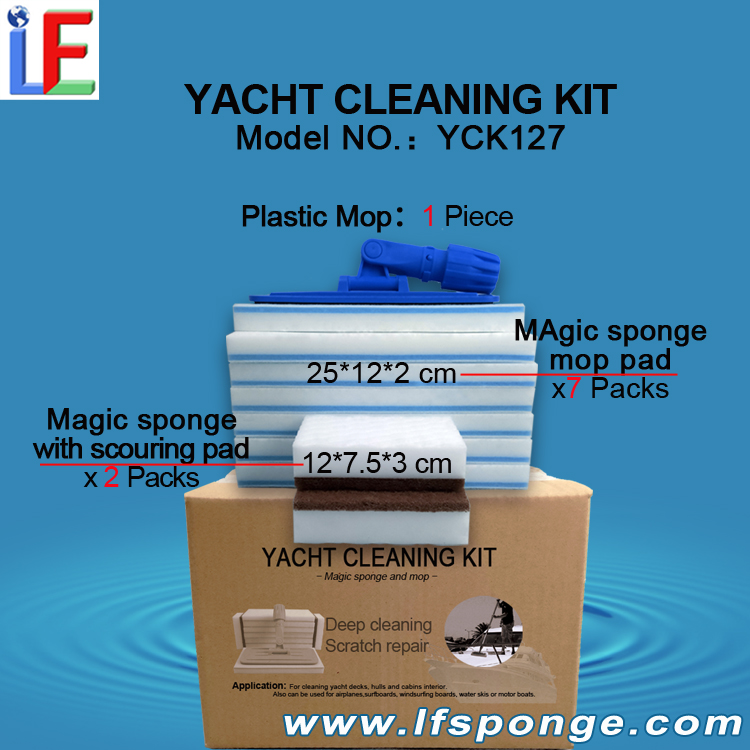 Yacht cleaning kit melamine sponge mop magic sponge Yacht cleaning kit melamine sponge mop magic sponge