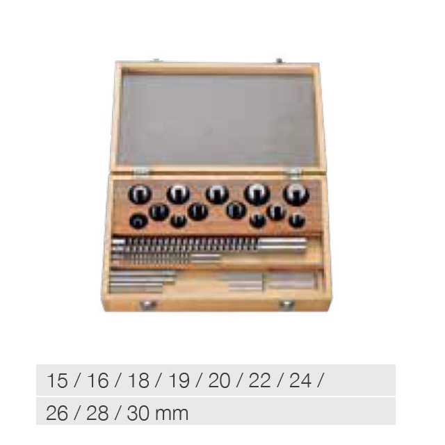 Keyway broache set 4 / 5 / 6 / 8 mm