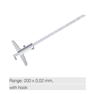 Depth vernier gauge