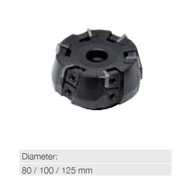75° face milling cutter